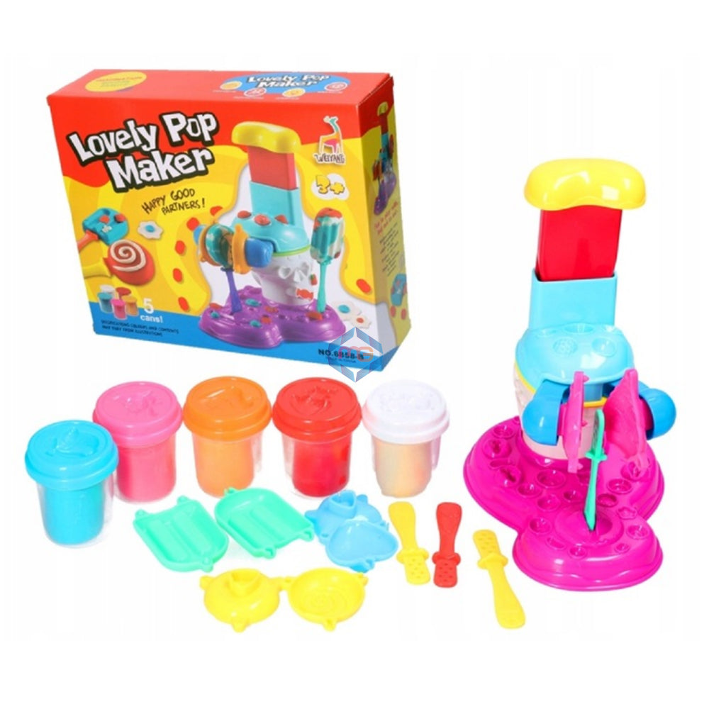 Lovely Pop Maker Play Dough - 6858B - Madina Gift