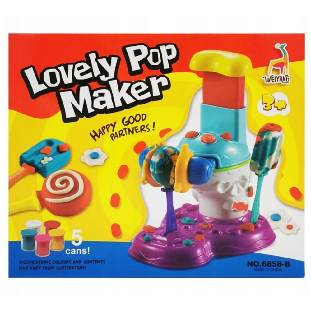 Lovely Pop Maker Play Dough - 6858B - Madina Gift