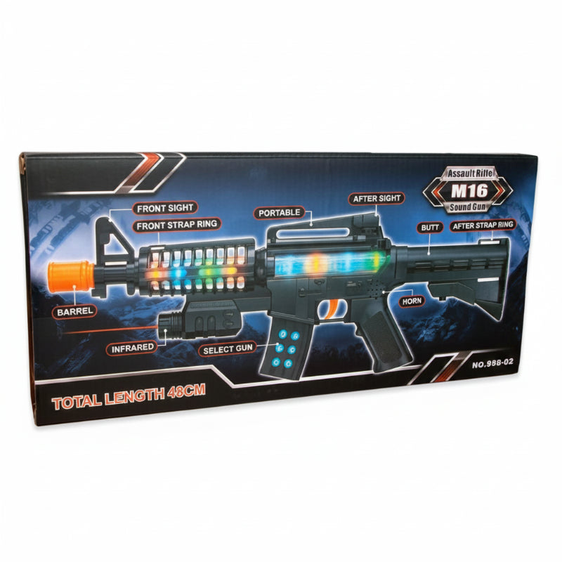 M16 Action Toy Gun with Light & Sound for Kids Buy Online in Pakistan Madina Gift
