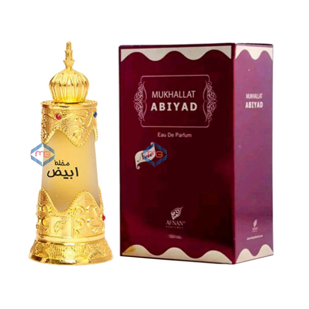 Afnan Mukhallat Abiyad Concentrated Perfume Oil Attar - 20 ML - Madina Gift