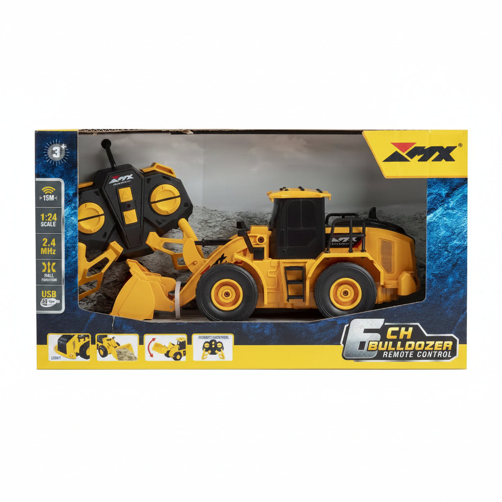 MX Remote Control Construction Bulldozer Z6810A Toy Online in Pakistan Madina Gift