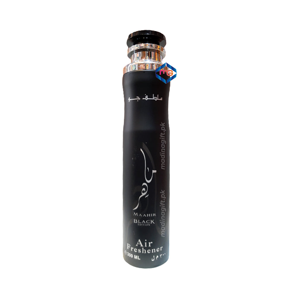 Maahir Black Air Freshener by Lattafa 300 ML