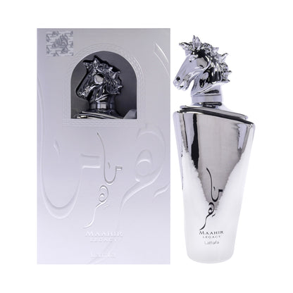 Original Lattafa Maahir Legacy Silver For Men - Madina Gift