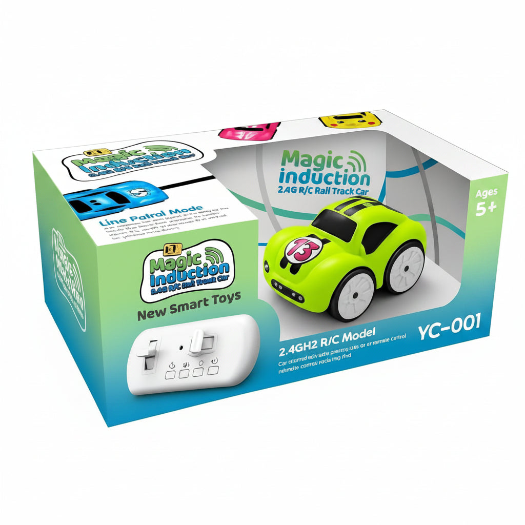 Magic Induction RC Rail Track Smart Car SQN-001 Online in Pakistan Madina Gift