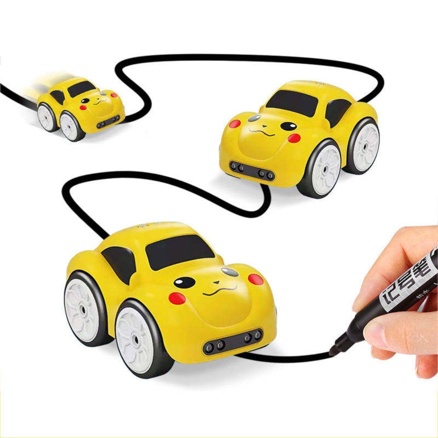 Magic Induction RC Rail Track Smart Car SQN-001 Online in Pakistan Madina Gift