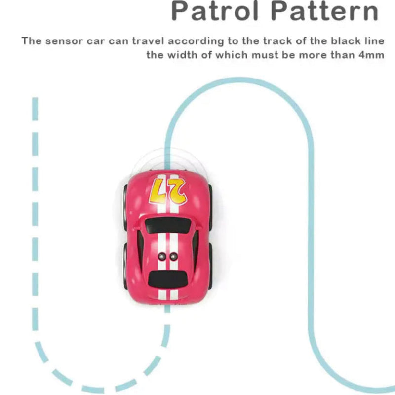 Magic Induction RC Rail Track Smart Car SQN-001 Online in Pakistan Madina Gift