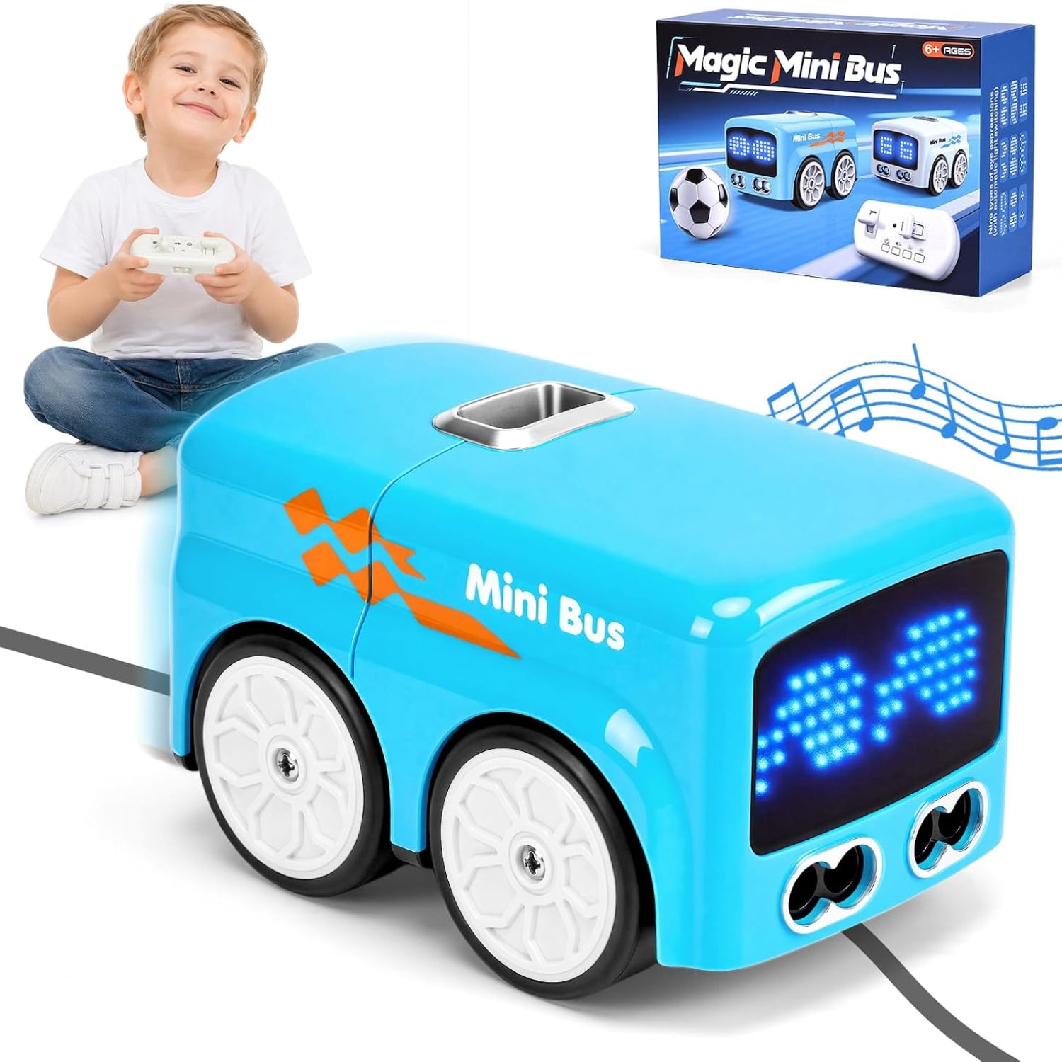 Magic Mini Bus Smart RC Toy For Kids Online in Pakistan Madina Gift