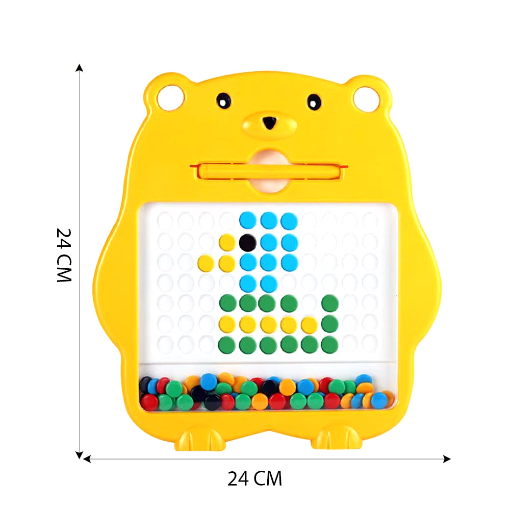 Magnetic Drawing Board with Pen Beads HD133A - Madina Gift