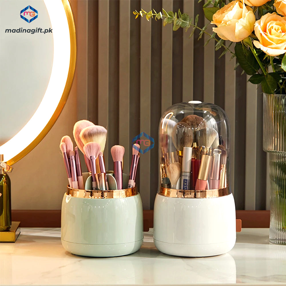 360 Rotating Makeup Brush Organizer - Madina Gift