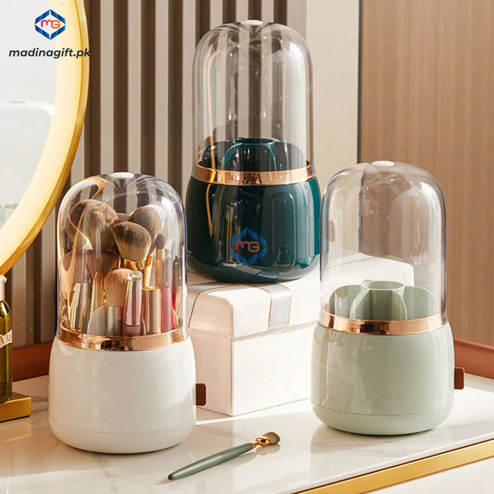 360 Rotating Makeup Brush Organizer - Madina Gift