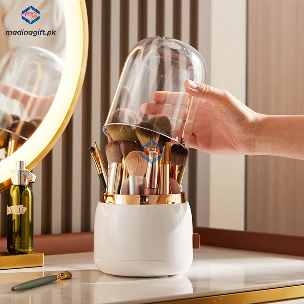 360 Rotating Makeup Brush Organizer - Madina Gift