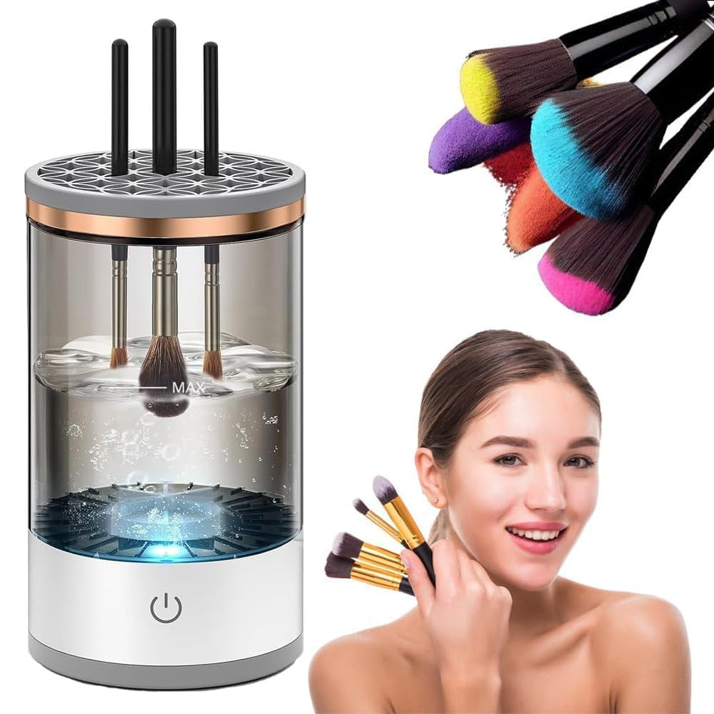 Automatic Makeup Brush Cleaner - USB Powered Rotating Tool for All Brushes Madina Gift