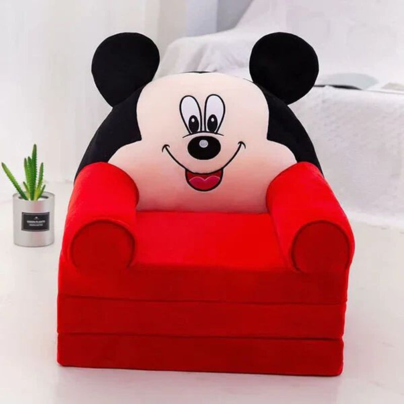 Mickey Mouse Plush Baby Sofa Cum Bed For Kids Online in Karachi Pakistan Madina Gift