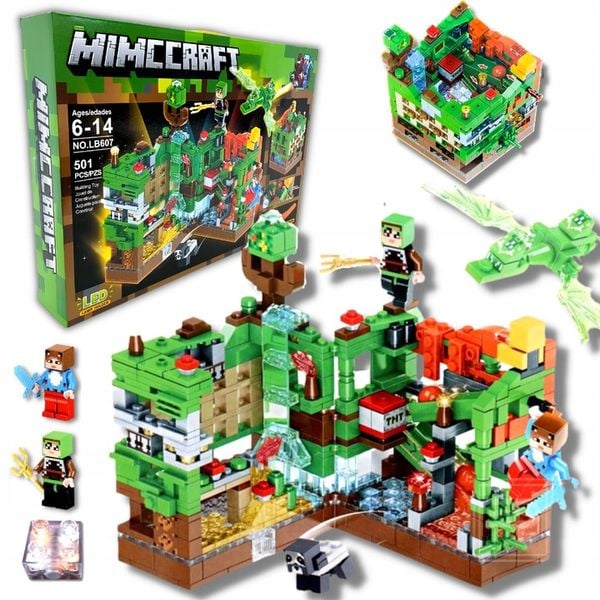 Minecraft Green Fortress LB607 501 Pcs Building Set Online in Karachi Pakistan madinagift.pk