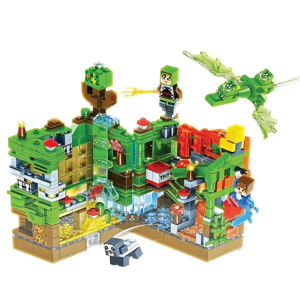 Minecraft Green Fortress LB607 501 Pcs Building Set Online in Karachi Pakistan madinagift.pk