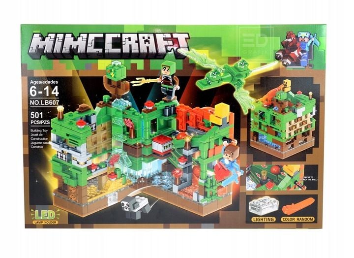 Minecraft Green Fortress LB607 501 Pcs Building Set Online in Karachi Pakistan madinagift.pk