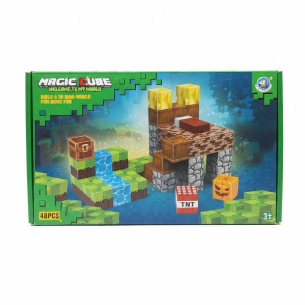 Minecraft Magnetic Building Blocks 9807 48 Pcs Set Online in Karachi Pakistan madinagift.pk