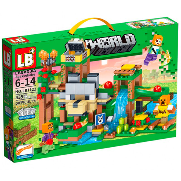 Minecraft Wolf Mountain Adventure LB1122 435 Pcs Building Set Online in Karachi Pakistan madinagift.pk
