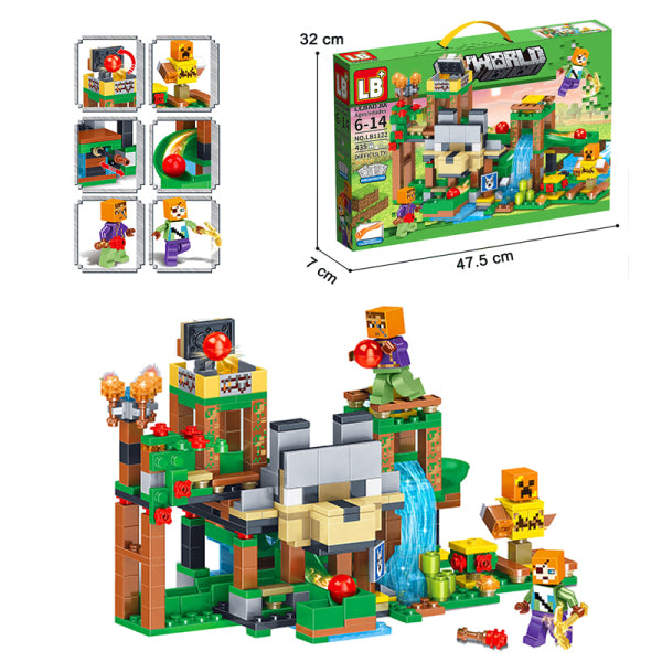 Minecraft Wolf Mountain Adventure LB1122 435 Pcs Building Set Online in Karachi Pakistan madinagift.pk