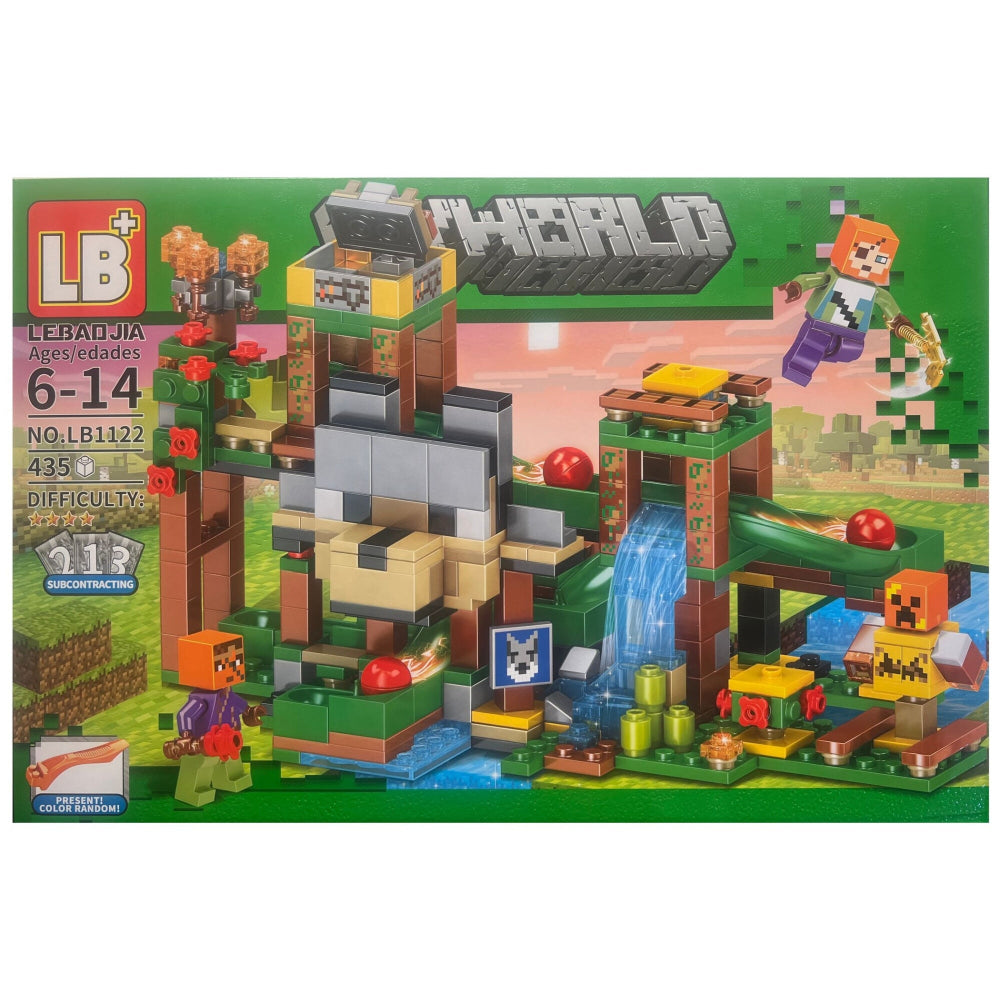 Minecraft Wolf Mountain Adventure LB1122 435 Pcs Building Set Online in Karachi Pakistan madinagift.pk