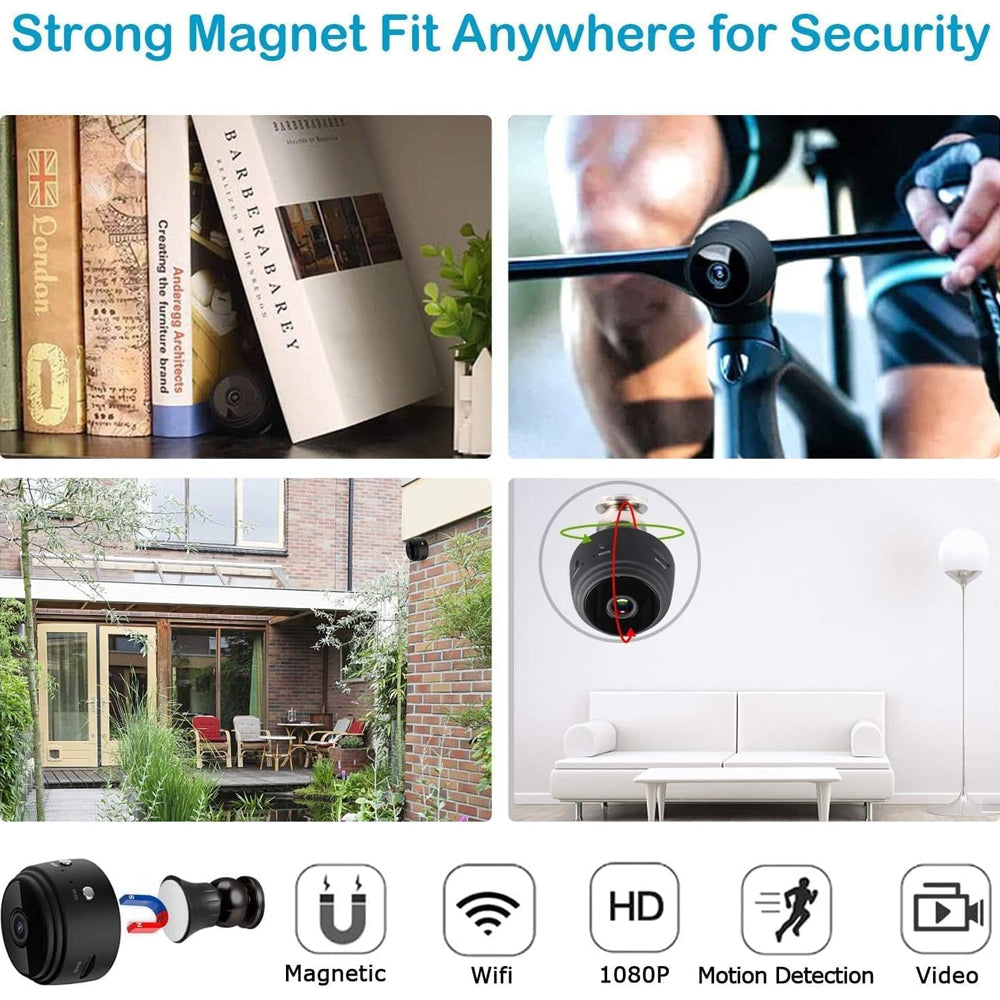 Stealth Eye A9 HD 1080P WiFi Mini Camera - Madina Gift