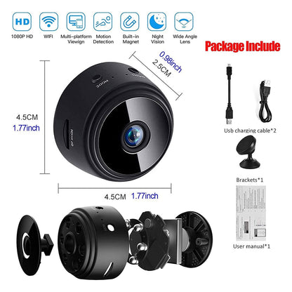 Stealth Eye A9 HD 1080P WiFi Mini Camera - Madina Gift