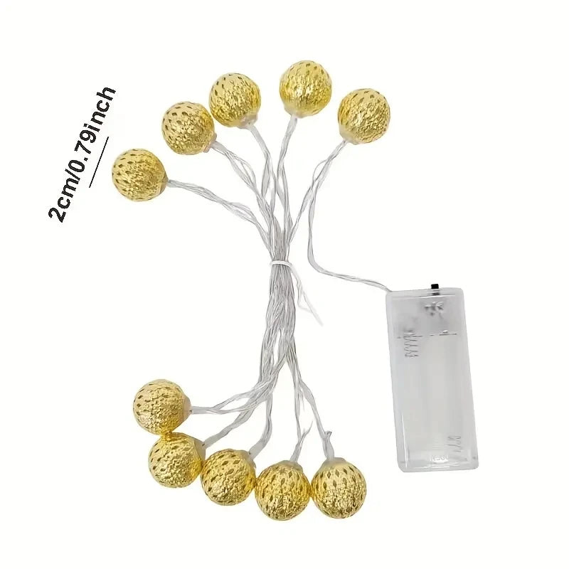 Moroccan Ball String Decoration Fairy Lights - 1.5 Meters - 10 LED