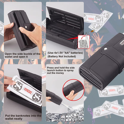 Spray Money Gun Wallet - Cash Money Dispenser Shooter - Madina Gift - www.madinagift.pk