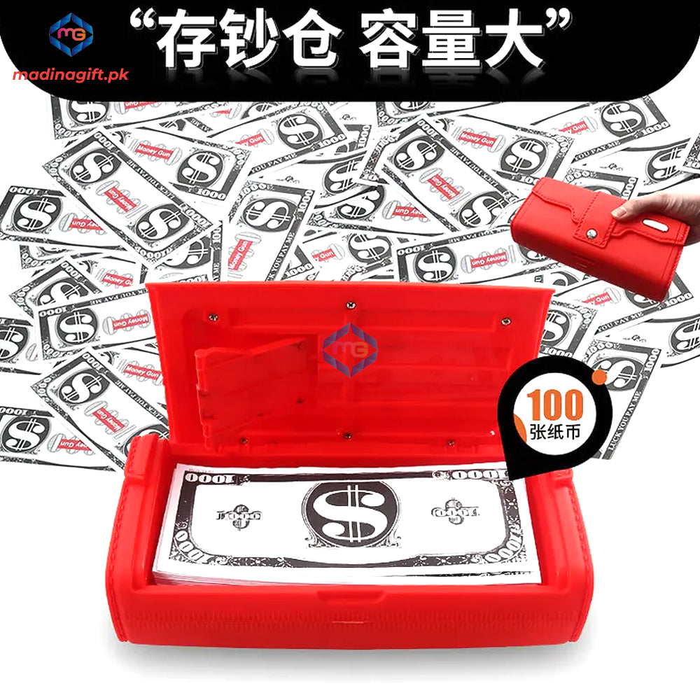 Spray Money Gun Wallet - Cash Money Dispenser Shooter - Madina Gift - www.madinagift.pk