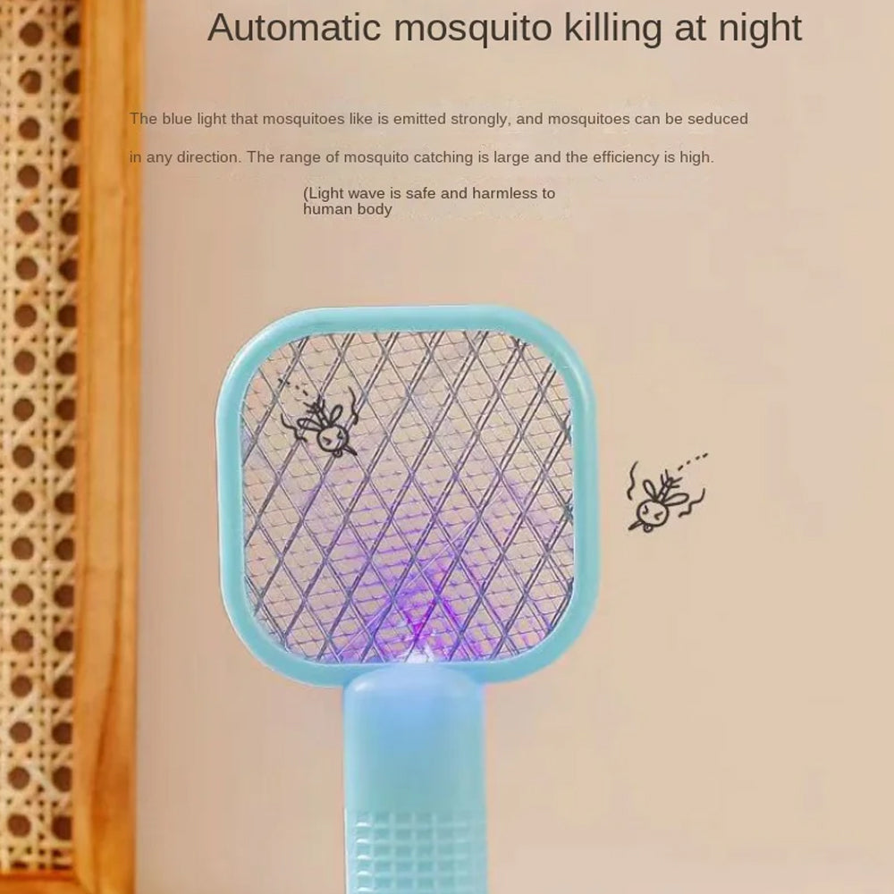 USB Powered Electric Mosquito Swatter Portable Handheld Fly Insect Killer Racquet - Madina Gift - www.madinagift.pk