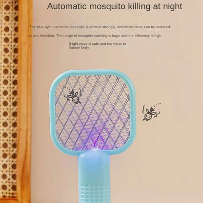 USB Powered Electric Mosquito Swatter Portable Handheld Fly Insect Killer Racquet - Madina Gift - www.madinagift.pk