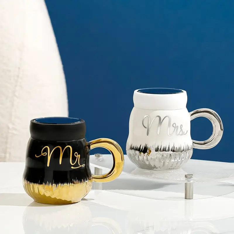 Mr & Mrs Coffee Mug Set For Couples Madina Gift