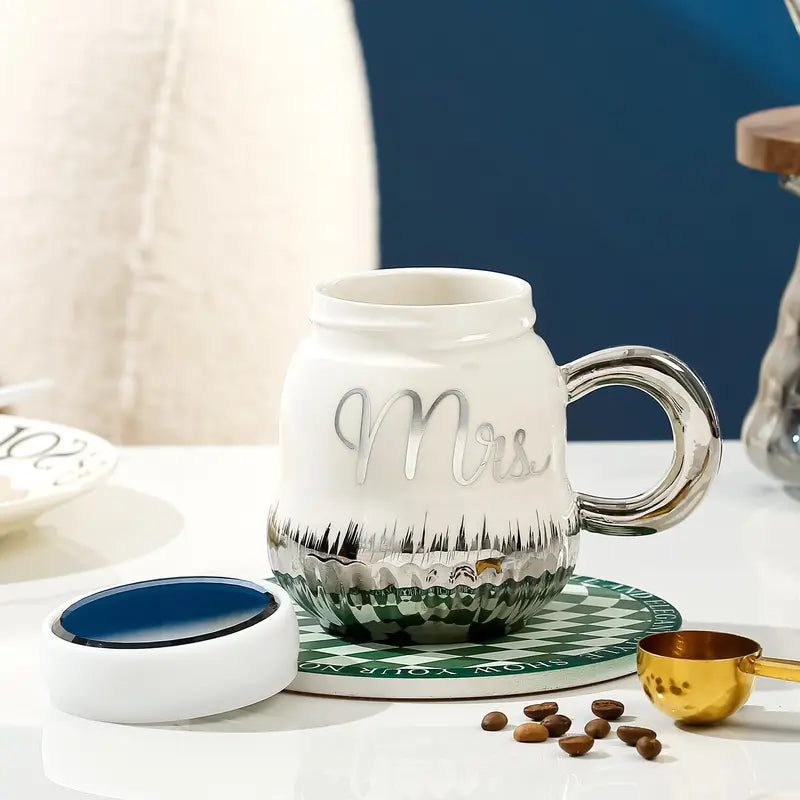 Mr & Mrs Coffee Mug Set For Couples Madina Gift