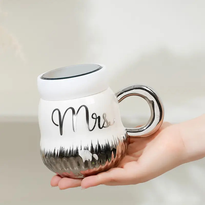 Mr & Mrs Coffee Mug Set For Couples Madina Gift