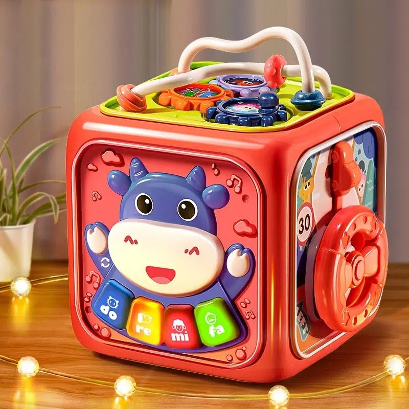 Multifunctional Musical Activity Cube For Little Kids Online in Karachi Pakistan Madina Gift