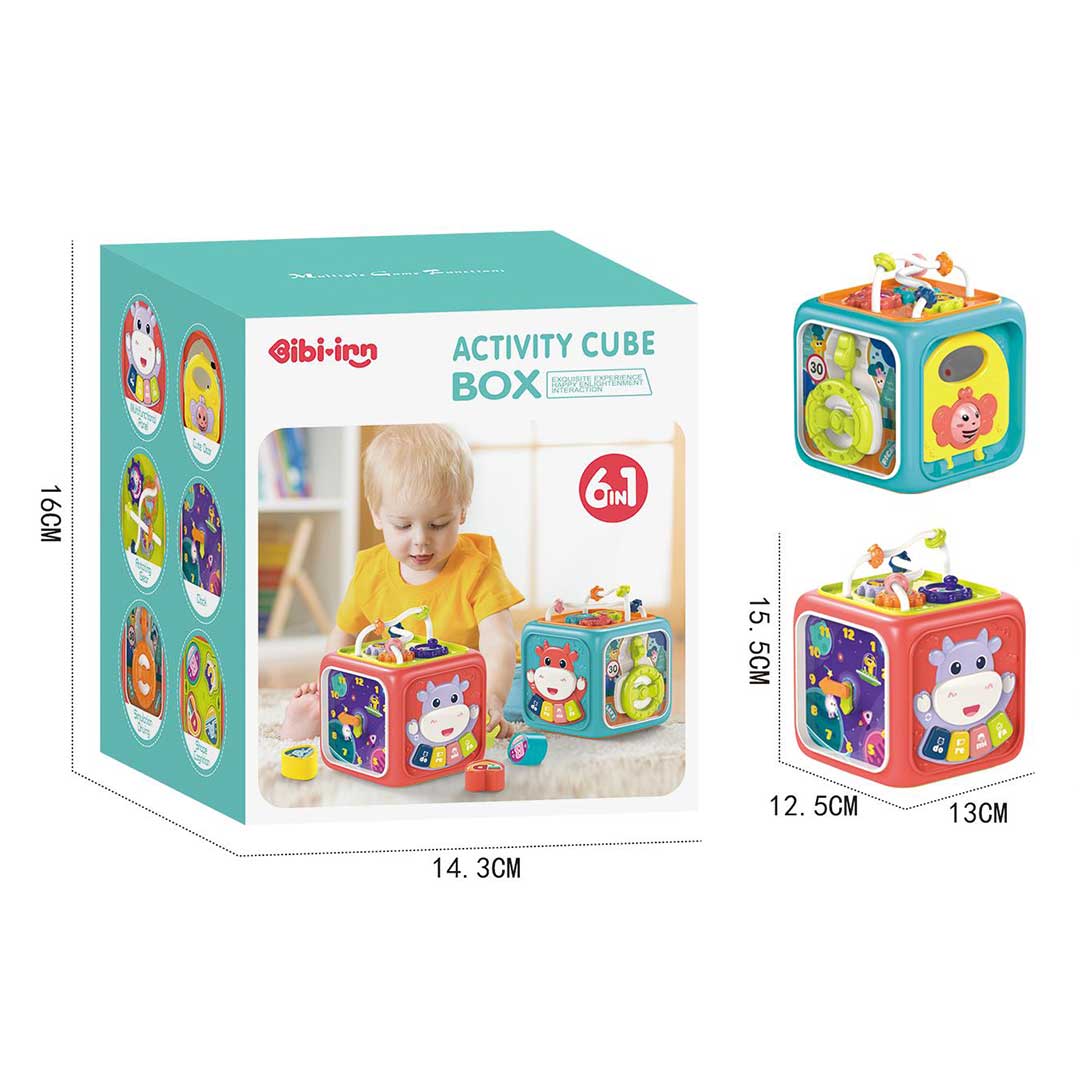 Multifunctional Musical Activity Cube For Little Kids Online in Karachi Pakistan Madina Gift