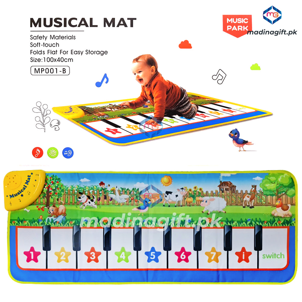 Baby Piano Musical Mat - MP001-B - Madina Gift