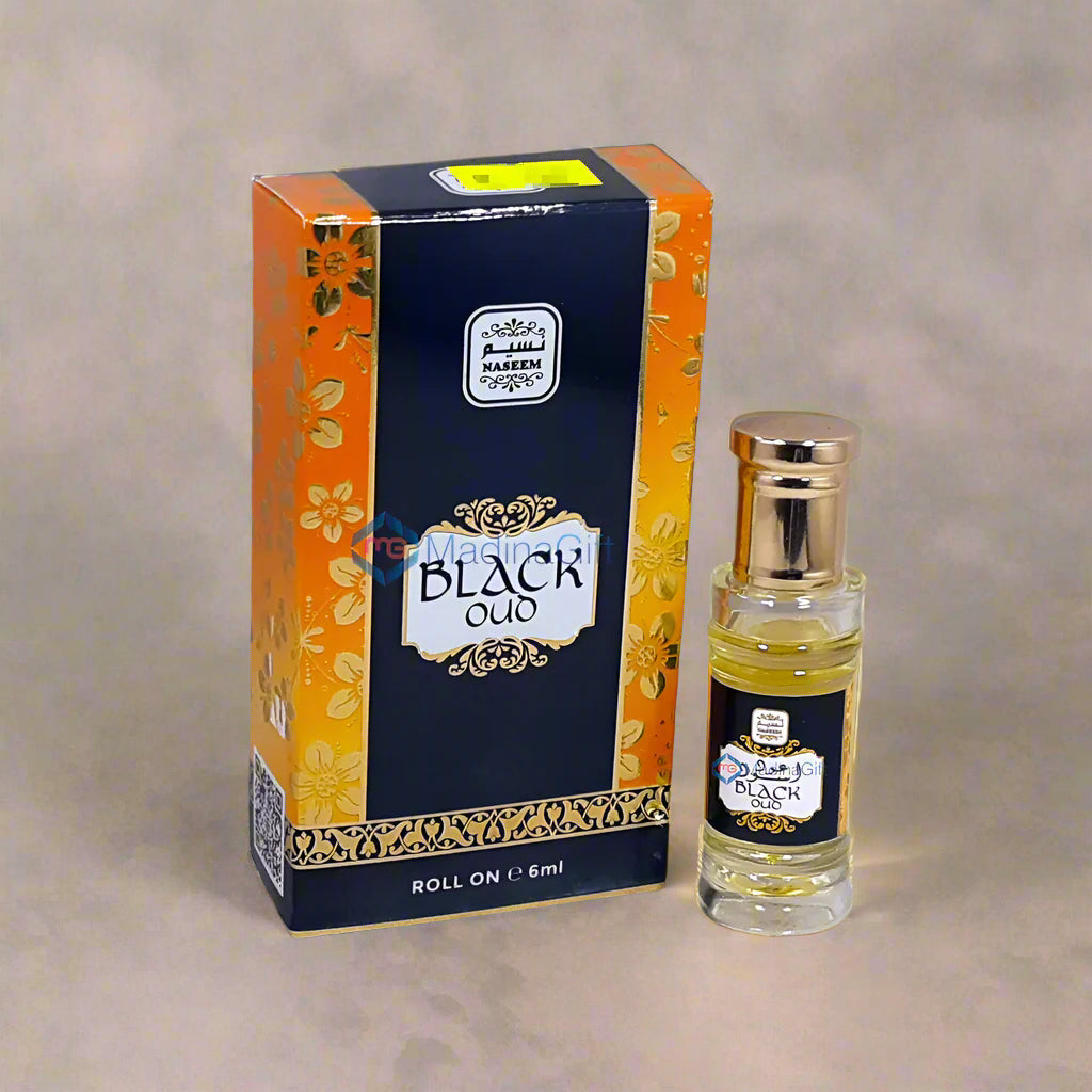 Original Naseem Black Oud Concentrated Perfume Oil 6 ML Attar Madina Gift