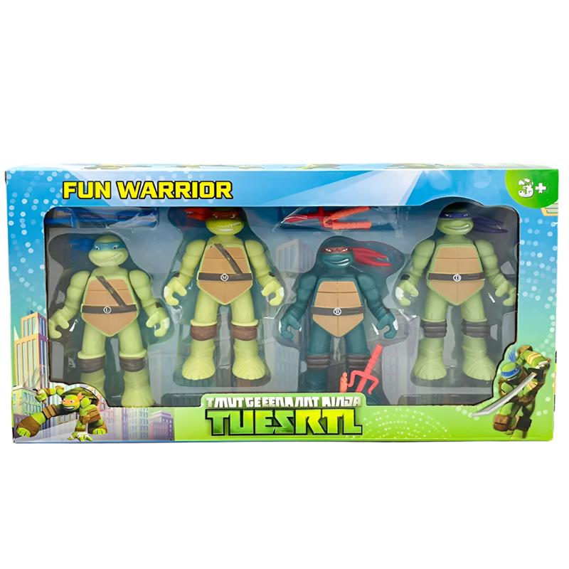 Fun Warrior Teenage Mutant Ninja Turtles - 4Pcs Madina Gift