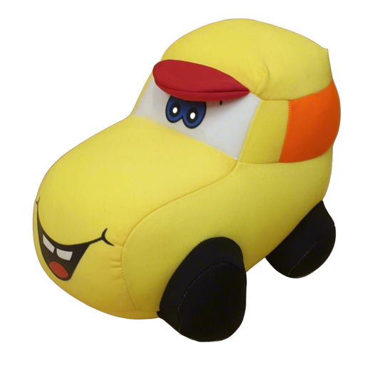 Yellow Car Soft Beans Stuffed Toy - Madina Gift
