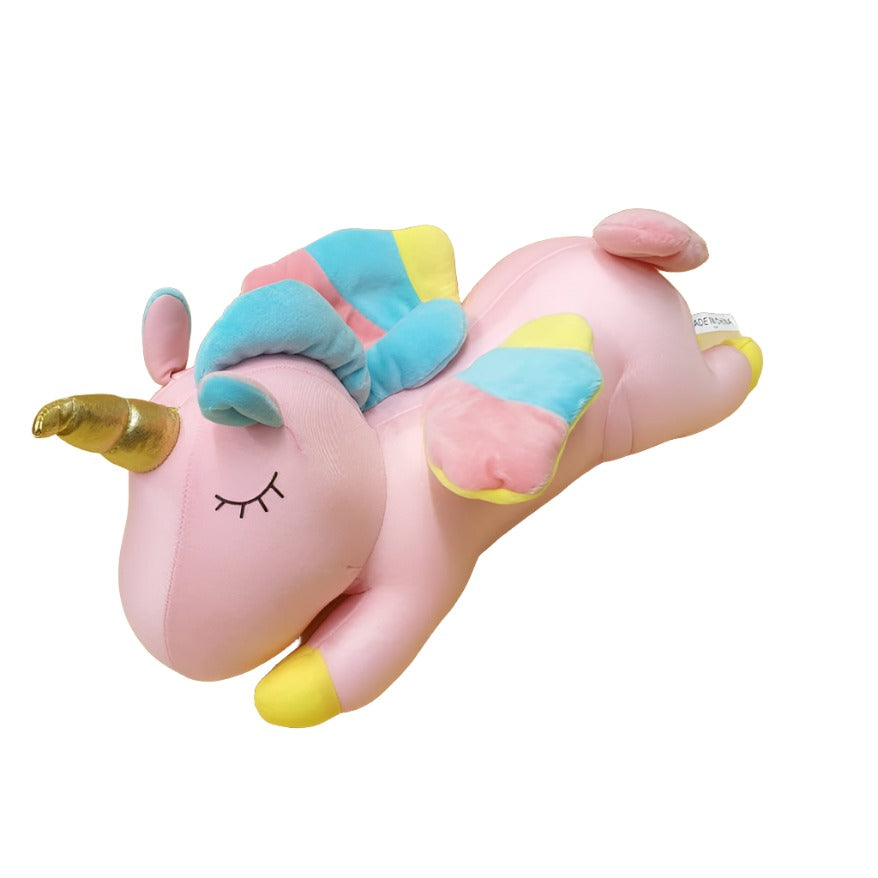 Cute Lying Unicorn Soft Beans Stuffed Toy Madina Gift