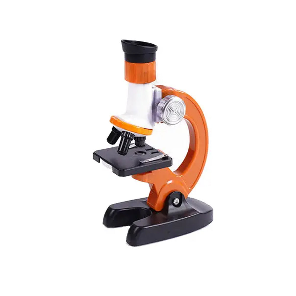 Optics Microscope For Kids - 1200 X Microscope Kit LZ8606 Madina Gift Orange