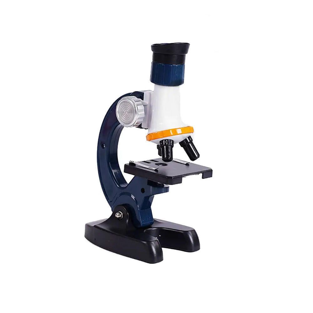 Optics Microscope For Kids - 1200 X Microscope Kit LZ8606 Madina Gift Blue