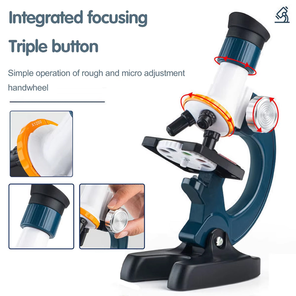 Optics Microscope For Kids - 1200 X Microscope Kit LZ8606 Madina Gift Landhi