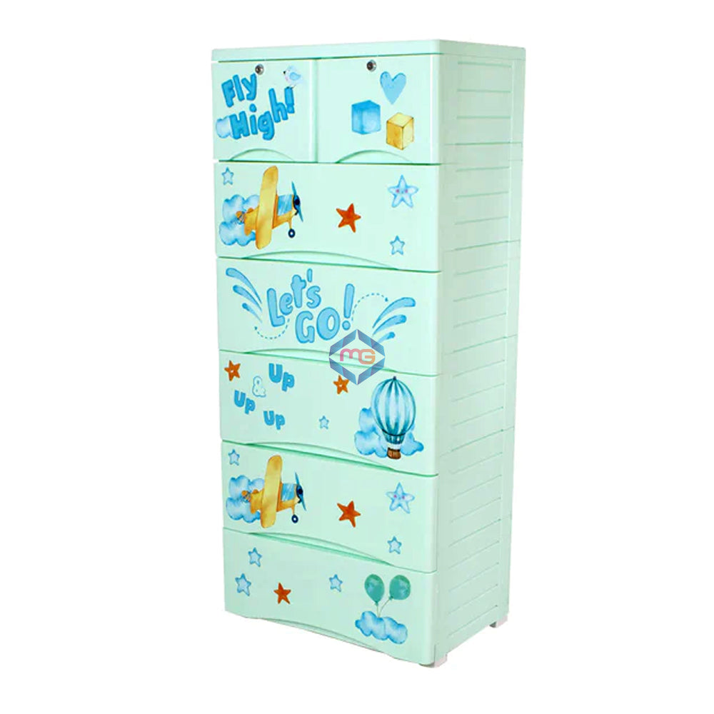 Kideez Fly High 5+2 Drawer