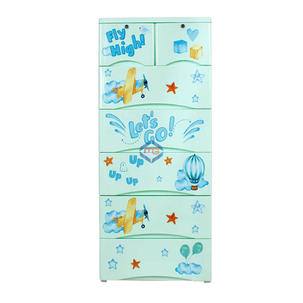 Kideez Fly High 5+2 Drawer