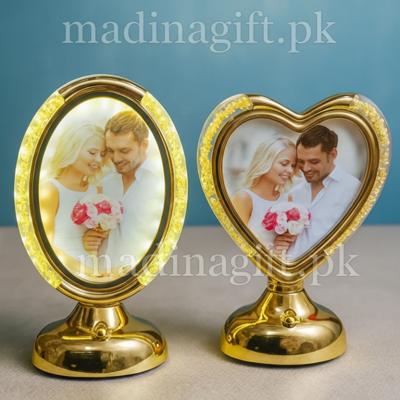 Illuminated Photo Display 3-Shade LED Frame Madina Gift