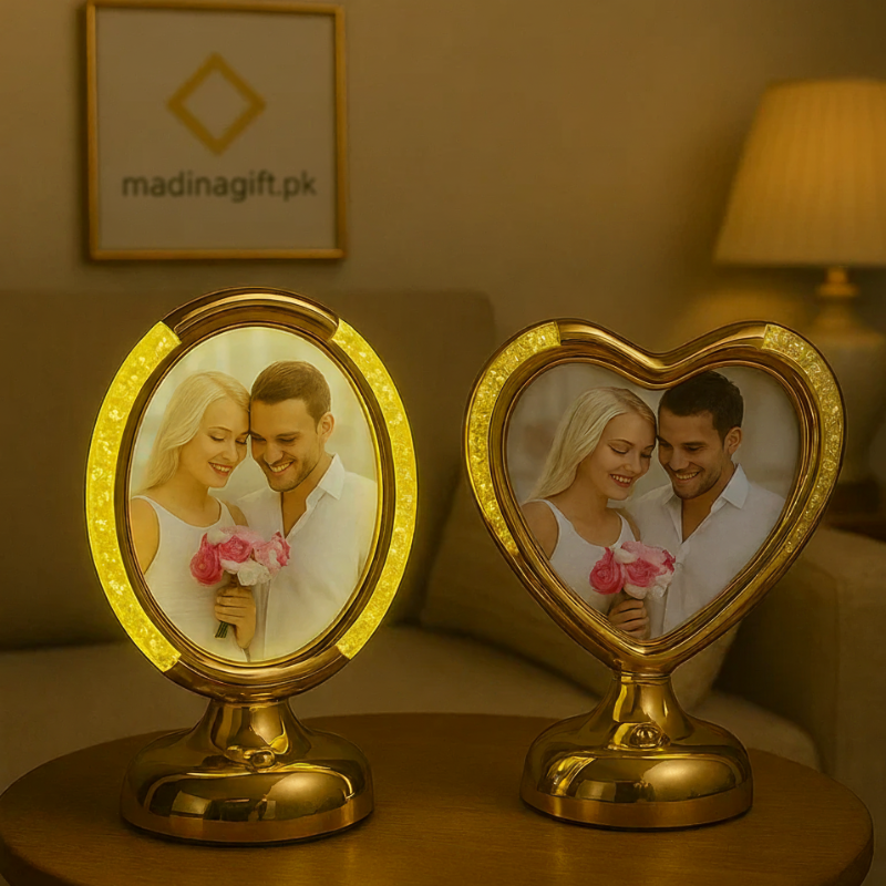 Illuminated Photo Display 3-Shade LED Frame Madina Gift