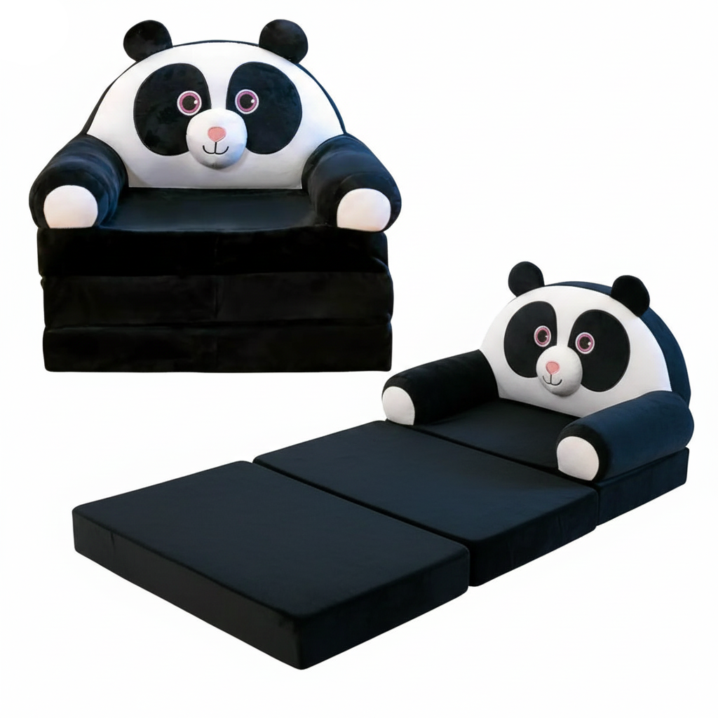 Panda Plush Baby Sofa Cum Bed For Kids Online in Karachi Pakistan Madina Gift