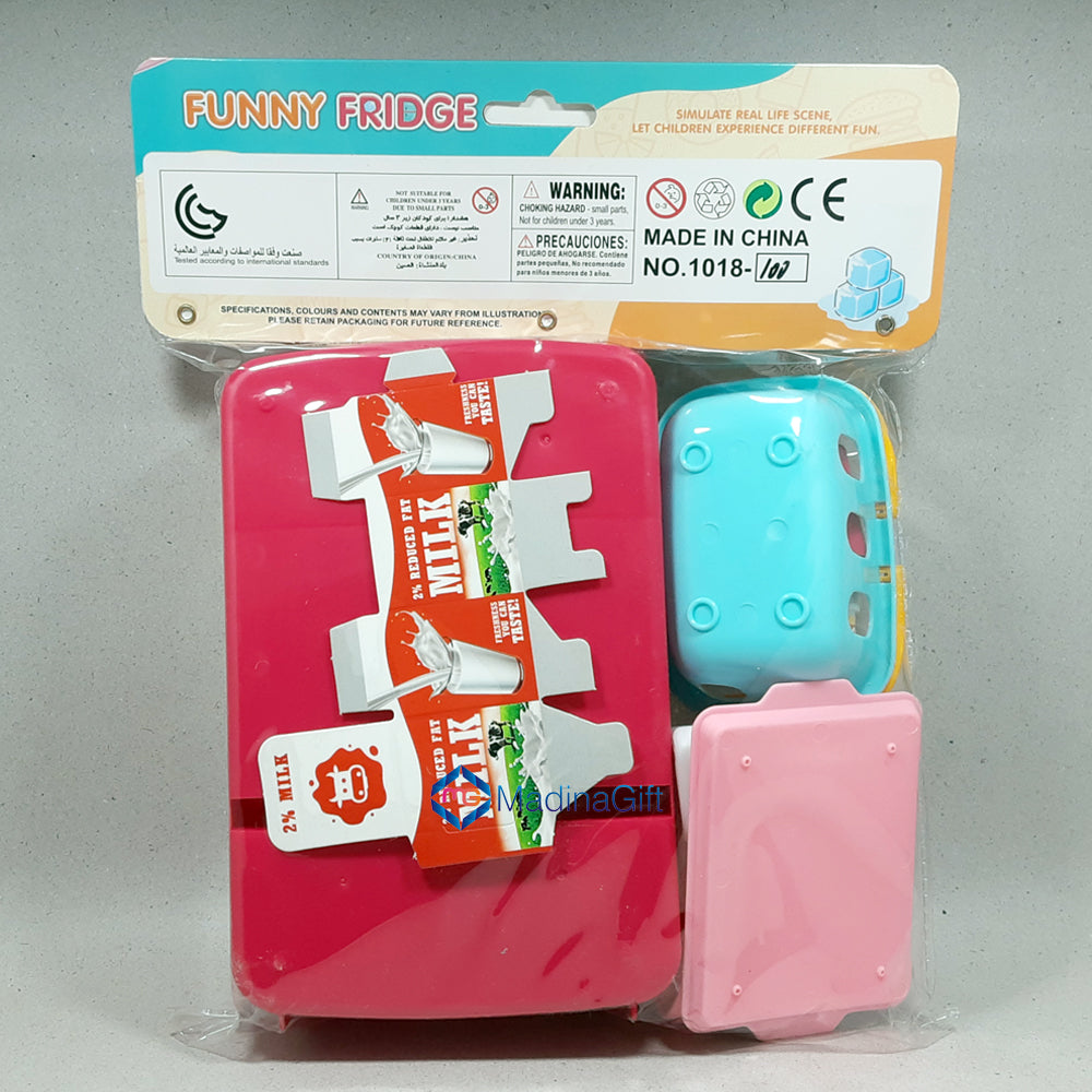 Pink Funny Fridge Play Set 1018-100 Madina Gift